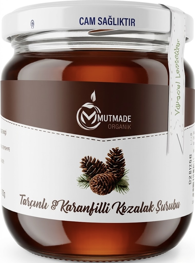 Tarçınlı Karanfilli Kozalak Şurubu