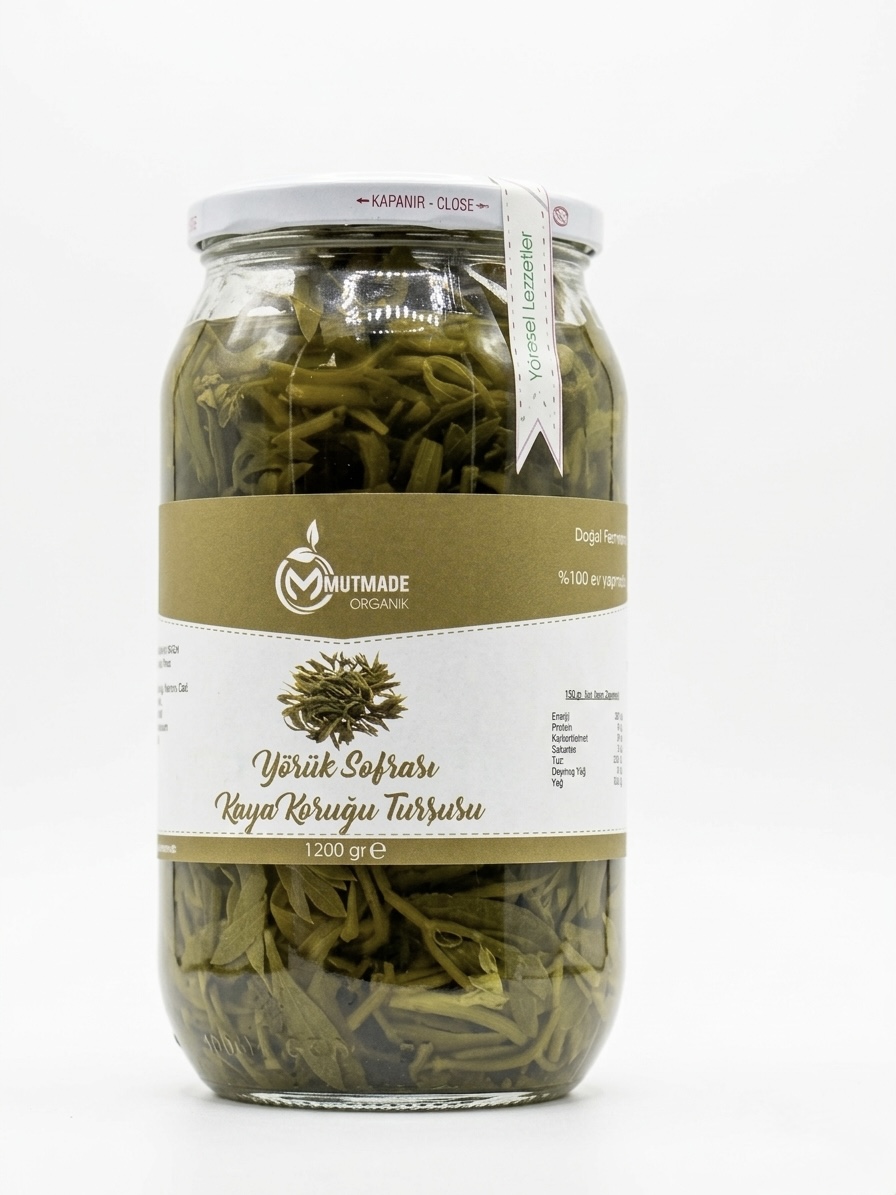 Mutmade Yörük Sofrası Kaya Koruğu Turşusu 1200 gr